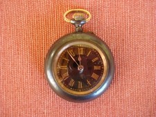 ANTICO OROLOGIO DA DONNA  IN ACCIAIO IMBRUNITO EPOCA INIZI ' 900