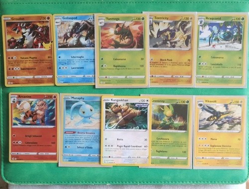 Lotto carte pokémon - 10,