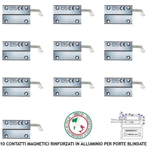 Contatti magnetici allarme - magnetici,