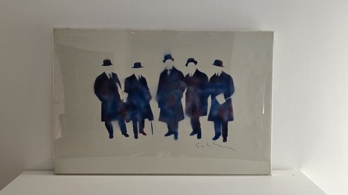 Mario schifano smalto tela - schifano,