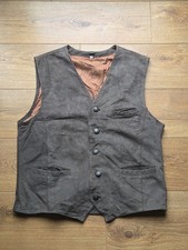 Gilet gilet in pelle scamosciata taglia 54