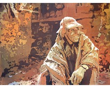 Quadro acquerello colorato