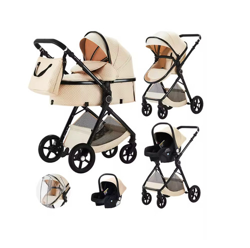 Passeggino beige trio - passeggino, nuovo