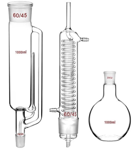 Kit estrattore soxhlet 1000 - 1000, ml