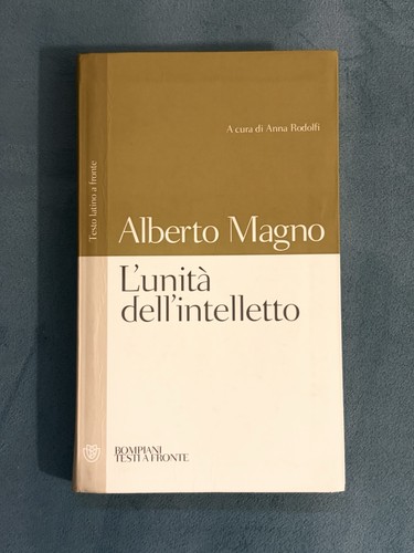 Alberto magno l - -, l’unitÀ