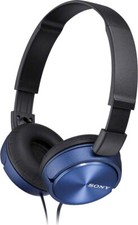 Cuffie DJ Sony con filo da 1.2 metri colore Azzurro MDRZX310L