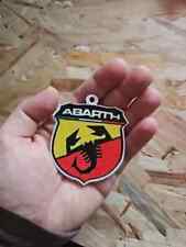 Portachiavi Abarth In Legno Fatto A Mano 500 Punto Grande Punto 124 Spider 