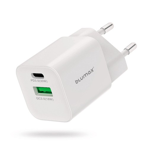 Blumax 30w porte usb - porte, usb-c