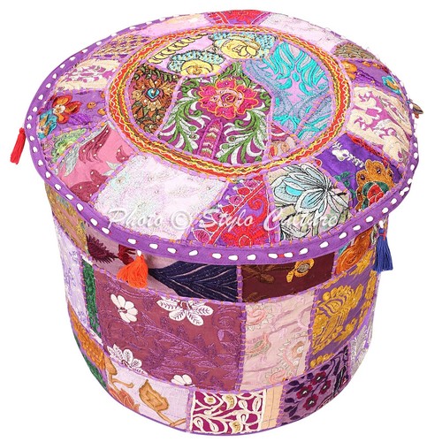 Pouf ottomano patchwork