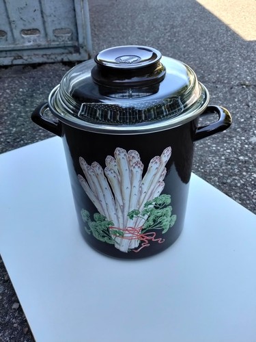 Pentola vintage per asparagi - pentola,