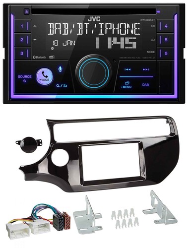 Jvc mp3 usb 2din dab - dab, bluetooth