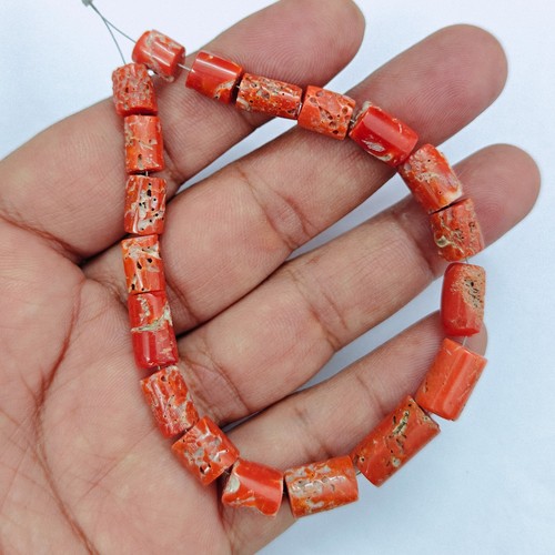 Perline sfuse corallo naturale