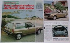 Article Articolo Auto 1981 VOLKSWAGEN POLO
