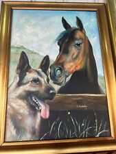 Dipinto olio su tela Animali