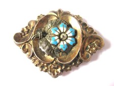 Antico Spilla Argento Dorato