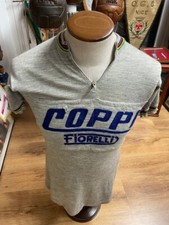 MAGLIA CICLISMO FAUSTO COPPI FIORELLI IL CAMPIONISSIMO MONDIALE IRIDATA