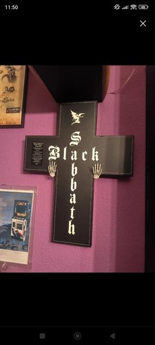Black sabbath cross - black,