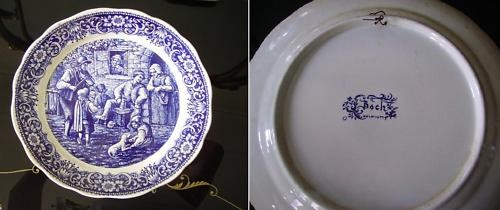 Piatto ceramica delfts marchio - piatto,
