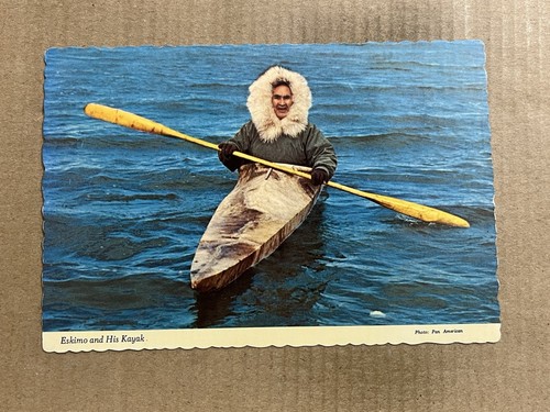 Cartolina alaska uomo - ak,