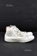 Scarpe Donna All Star Bianche Interni Rosa Nuove N 37.5