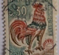 Francobollo francese vintage