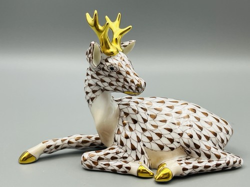 Statuina cervo herend capriolo - herend,