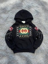 Gucci Felpa Hoodie Nera con