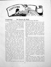 Antica vecchia stampa costume