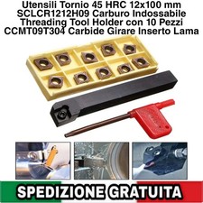 Utensili Tornio 45 HRC