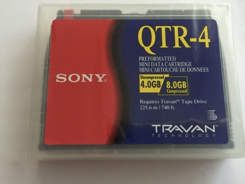 Sony qtr mini cartuccia - qtr-4, dati
