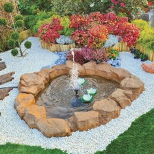 Bacino roccioso in vetroresina