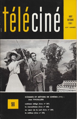 Téléciné 1961 - téléciné, 98/1961