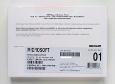 Microsoft Windows 7 Ultimate 32 bit System Builder versione completa tedesco GLC-00705