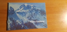 Rolex Explorer libretto