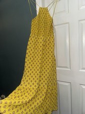 Abito Zara giallo cotone