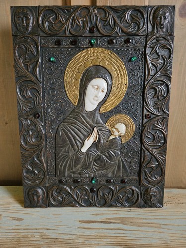 Icona madonna con - con, bambino