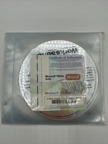 Microsoft works suite 2001 - microsoft,