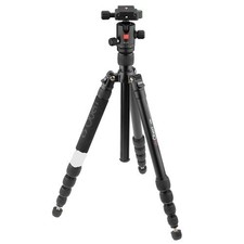 Oben AT-3565 Treppiede da viaggio in alluminio e testa a sfera tripla azione BZ-217T