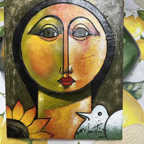 Dipinto olio vintage firmato