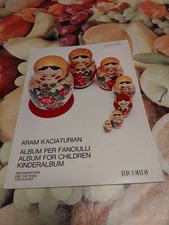 Album Per Fanciulli-Aram Kaciaturian Libro Spartiti Per Pianoforte