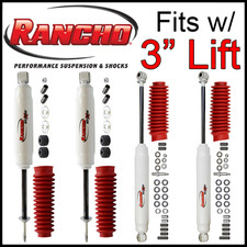 Rancho RS5000X Front & Rear