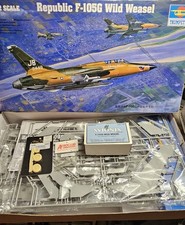 Trumpeter F105 Wild Weasel 1/32 +abitacolo Avionix +carrelli  Aeroclub+ruote 