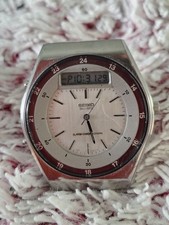 WRISTWATCH ALARM CHRONOGRAPH QUARTZ H556-5060 JAPAN MEN'S FULL WORKING VINTAGE