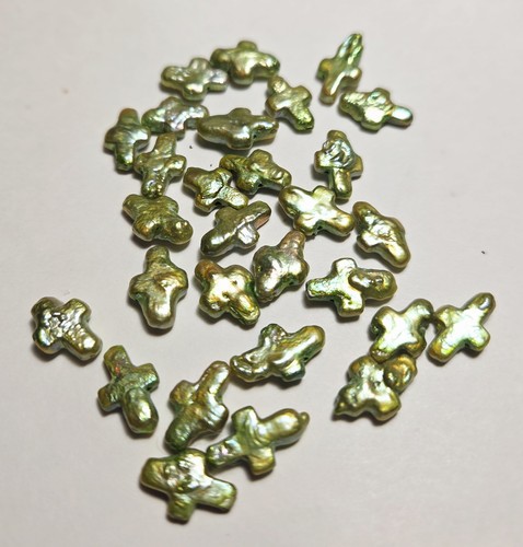 Perline croce perle acqua - di,
