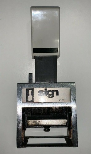 Timbro vintage numeratore - timbro,