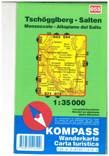 Cartina kompass 055 - kompass, n.