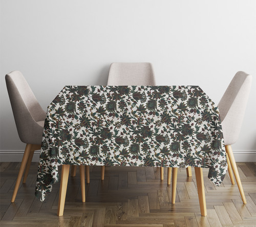Tovaglia cotone fiori - a,