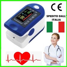 SATURIMETRO DA DITO OSSIMETRO PROFESSIONALE MISURATORE OSSIGENO BATTITO CARDIACO