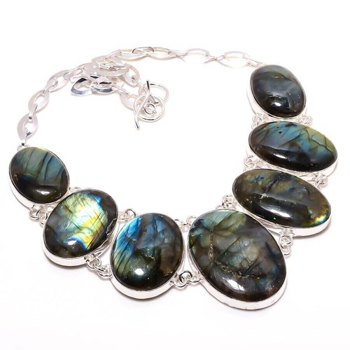 Collana argento labradorite - collana,