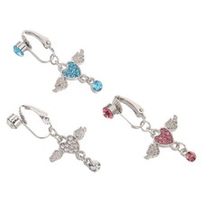 3 pezzi di finto piercing